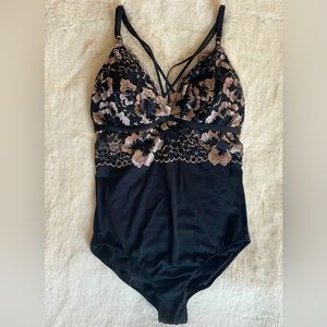Rose Gold Auden Bodysuit Medium